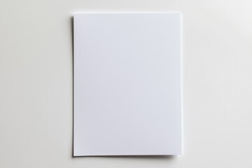 Blank A4 Paper Mockup on Isolated Background created with Generative AI