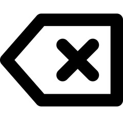 Obraz premium Delete