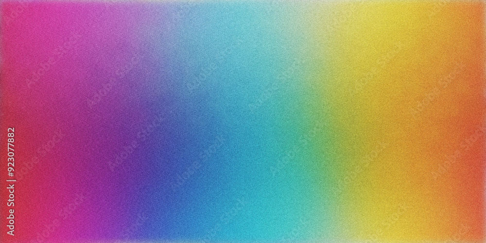 Poster abstract gradient background with colorful noise texture.