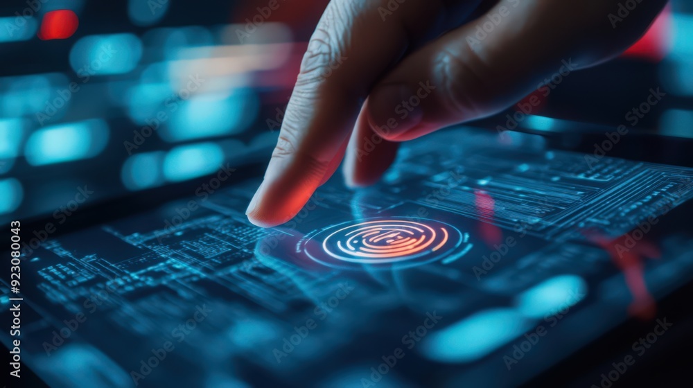 Poster the integration of biometric security with digital tablets is pivotal in cybersecurity networks,