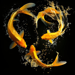 Koi fish visual album full of meditation vibes and gorgeous moments for koi lovers,
Close-up of koi fish in sea

