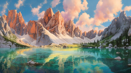 Obraz premium Mesmerizing view of Columbia River Gorge National Scenic Area