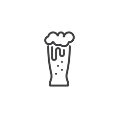 Pint Glass line icon