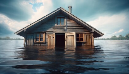 house on the water house, old, building, home, wood, wooden, architecture, winter, nature, rural, village, cottage, sky, abandoned, 