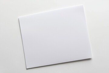 Blank A4 Paper Mockup on Isolated Background created with Generative AI