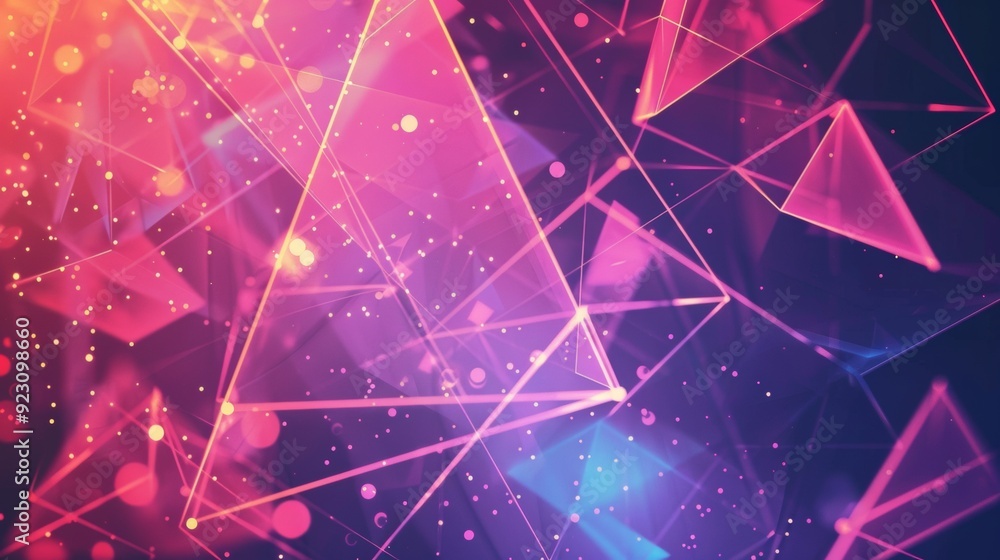 Poster modern full color abstract background. minimal. color gradient. dark. web banner. geometric shape. 3
