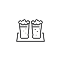 Beer Flight line icon