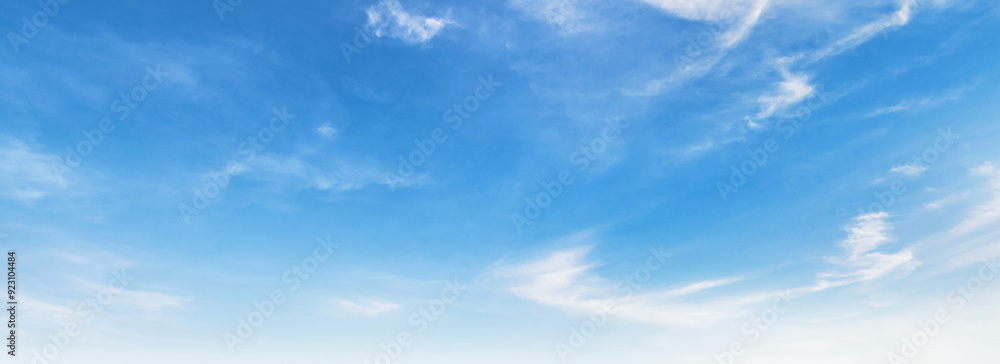 Wall mural clear blue sky with a few clouds