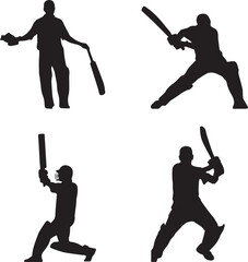 Cricket Silhouette Vector