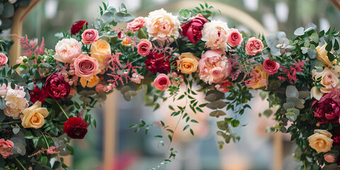 Arch for the wedding ceremony
