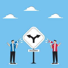 Dilemma, Retraining Illustrations, Conflict Illustrations, Solution Illustrations