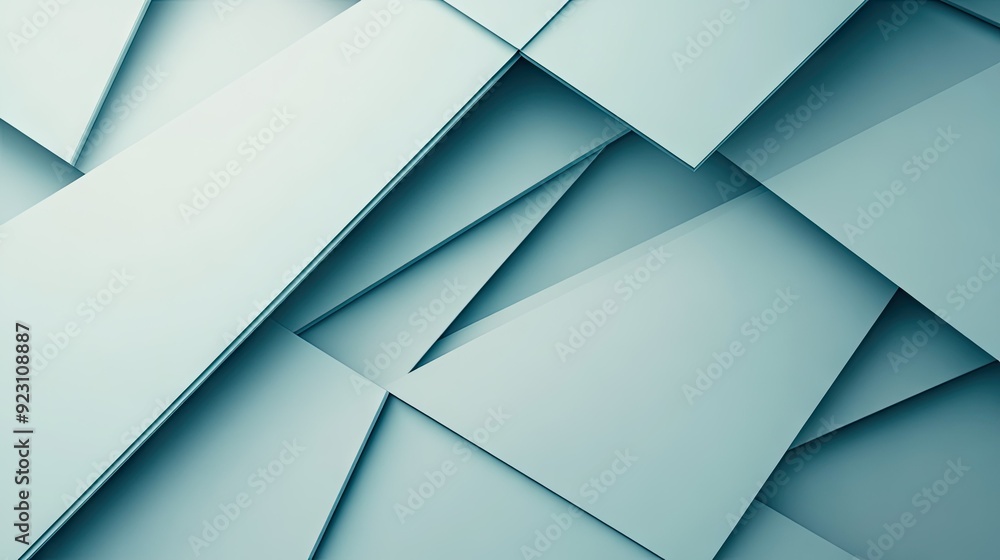 Fototapete abstract geometric background with blue-grey shadow lines. the modern, futuristic design features a 