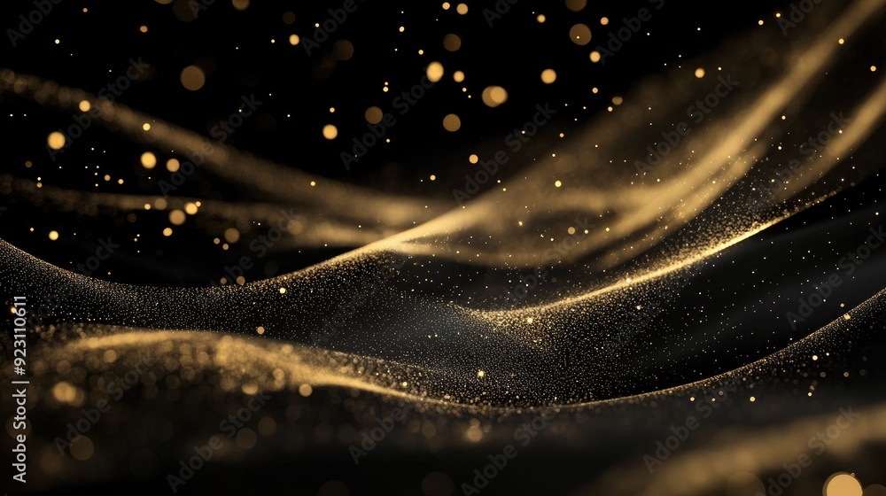 Poster black background with a subtle shimmer and elegant light effect, perfect for creating a refined and 