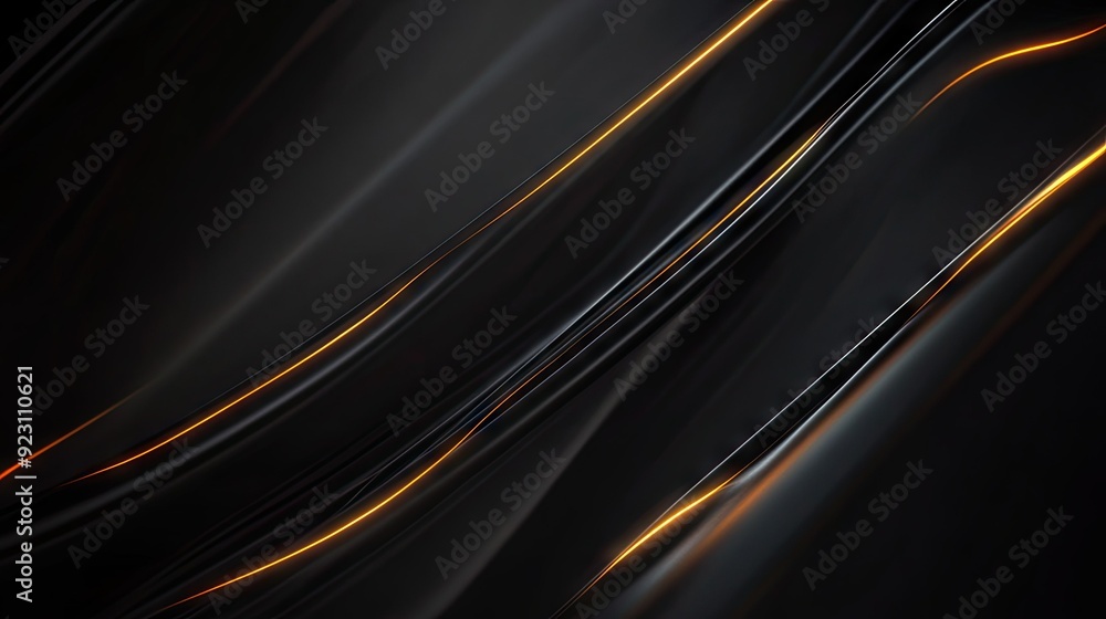 Poster black background with a subtle gradient and elegant glow effect, perfect for sophisticated design pr