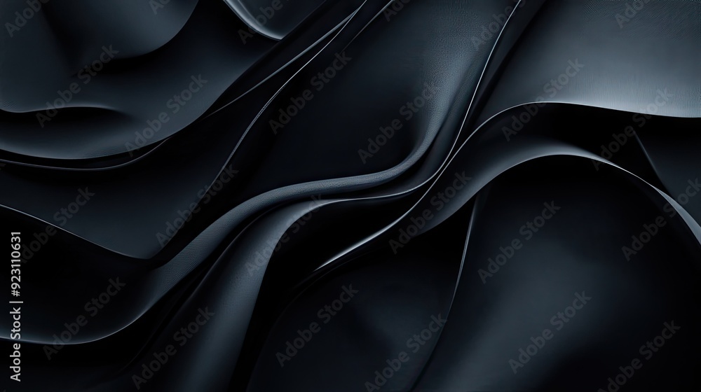 Poster black background with a subtle gradient and elegant glow effect, perfect for sophisticated design pr