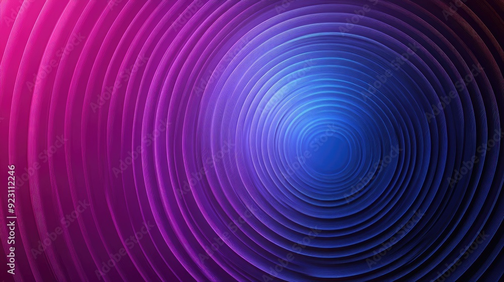 Aufkleber circle gradient with abstract rings creating a modern ripple effect. geometric stripe line pattern p