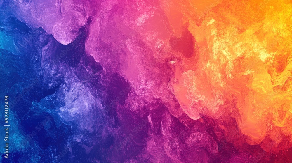 Poster colorful abstract background with a mix of warm and cool tones creating a balanced and engaging visu