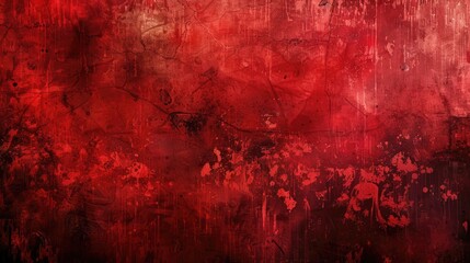 Red grunge background , for overlay design.