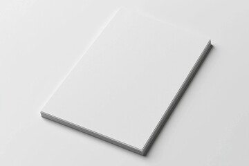 Blank A4 Paper Mockup on Isolated Background created with Generative AI