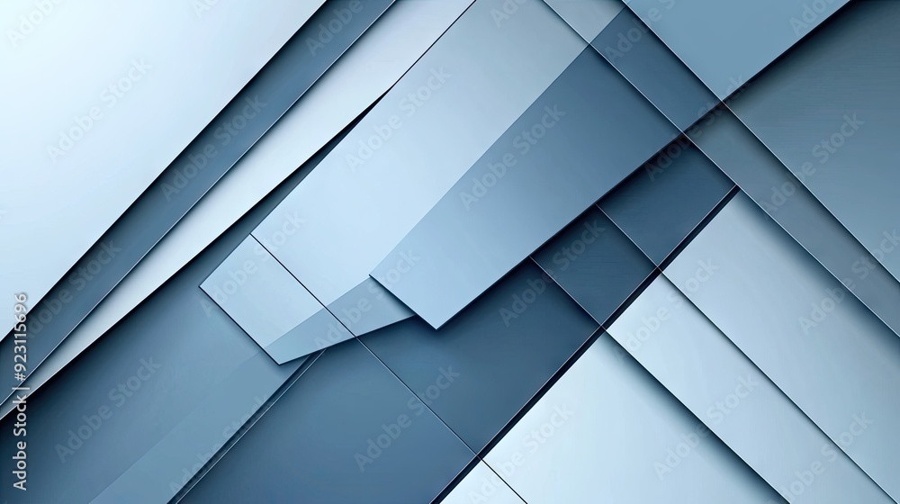 Poster elegant abstract background with blue-grey geometric shadow lines. the modern and futuristic design 