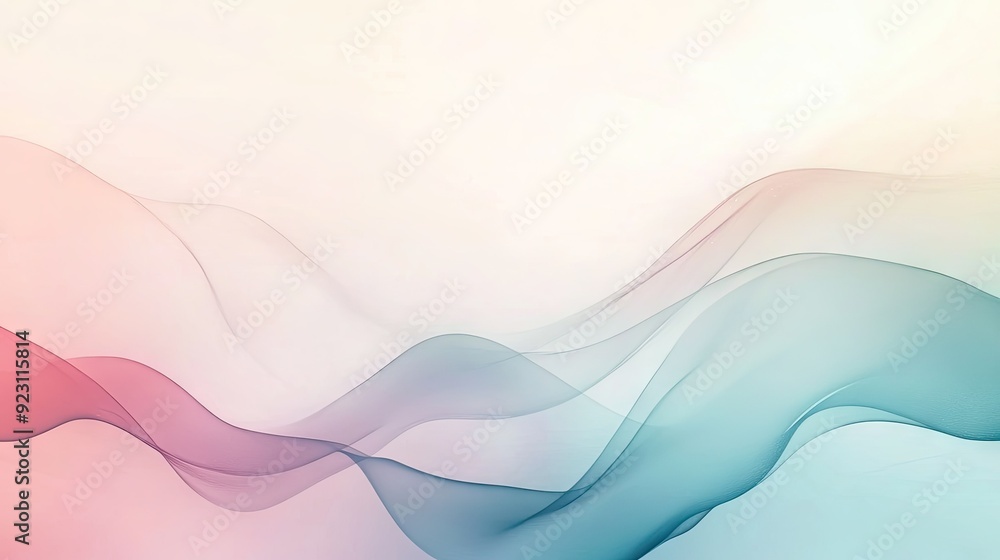 Poster elegant abstract background with soft, pastel gradients and subtle textures. perfect for sophisticat