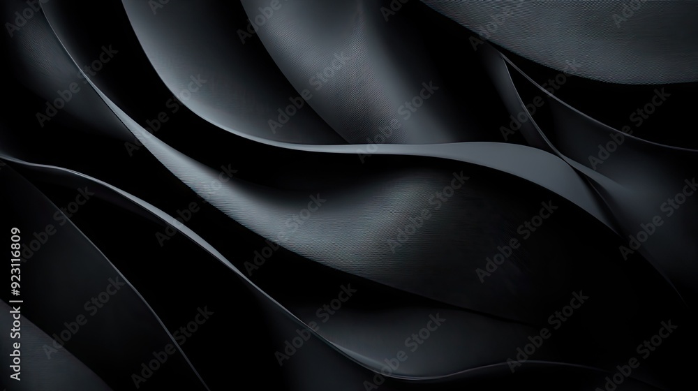 Poster elegant black background with a soft vignette effect, adding depth and sophistication to any modern 