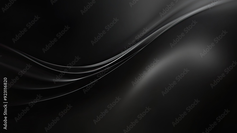 Poster elegant black background with a soft vignette effect, adding depth and sophistication to any modern 