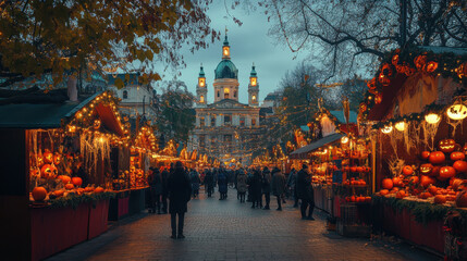 Halloween in Austria: Historic Vienna with Halloween markets and ghost tours,