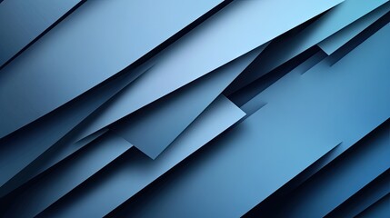 Futuristic vector illustration of geometric blue-grey shadow lines on a sleek background. The abstract design features a clean, modern look with space for customization.