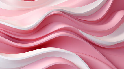 Obraz premium Abstract Smooth Pink and white wave Mesh Gradient Background Design