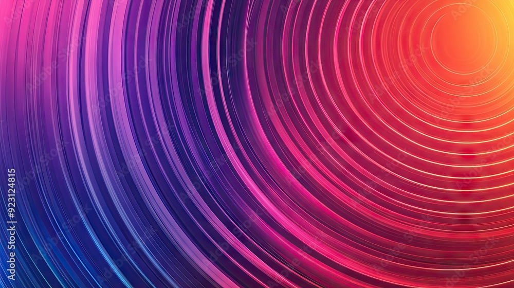 Poster modern circle gradient with layered rings and ripple effects. geometric pattern and stripe lines ide