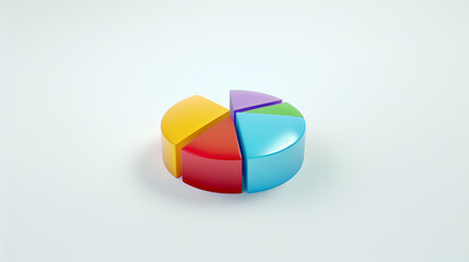 colorful 3D pie chart