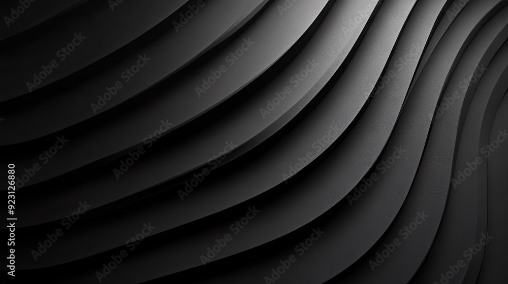 Poster refined black background with an elegant shadow effect, adding a touch of sophistication to design b