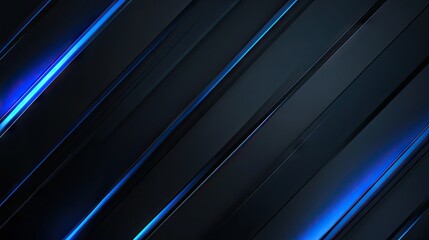 Rich dark grey background with dynamic blue light lines and soft shadowing, perfect for a contemporary and luxurious visual style