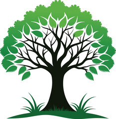 Tree shiloutey design