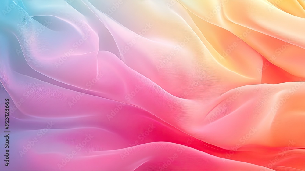 Poster soft, gradient abstract background with flowing colors transitioning smoothly. great for stylish web