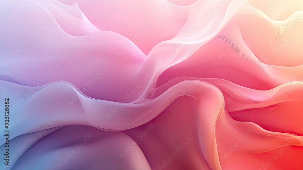 Poster soft, gradient abstract background with flowing colors transitioning smoothly. great for stylish web