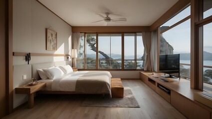 interior of a bedroom