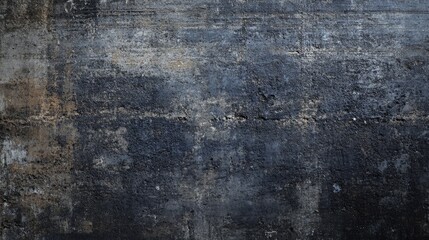 Obraz premium Textured dark concrete background with an aged, industrial look, ideal for creating bold and impactful design banner elements.
