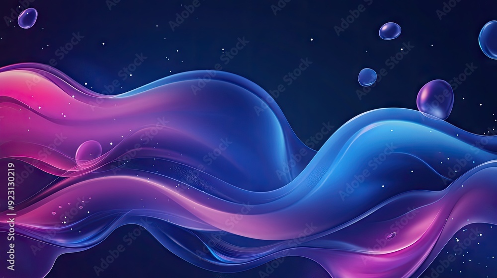 Poster trendy neumorphism style liquid plastic interface with soft, clear, and simple futuristic design. ep