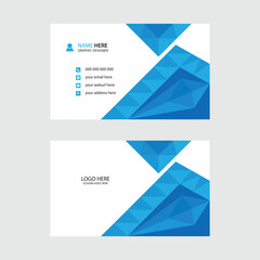 minimalist business card design template