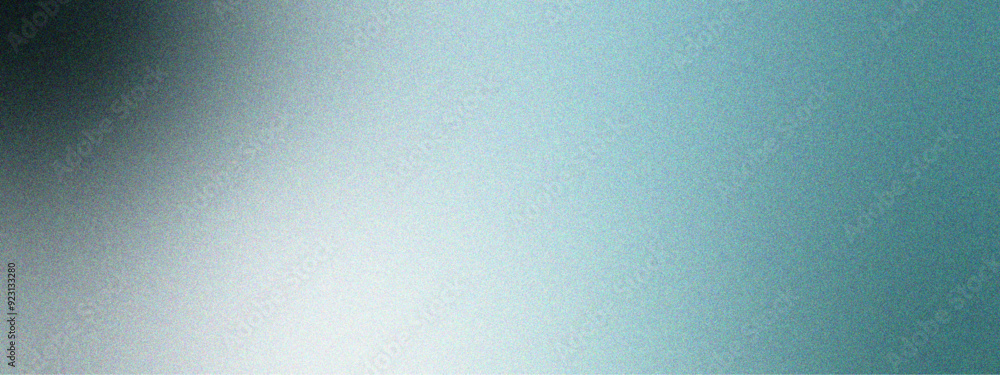 Leinwandbilder Gray white black grainy gradient noise texture background. Grainy texture over abstract light silver background. white and soft blue with light effect and faded gradient. 