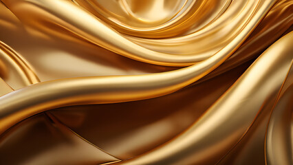 a close up of a gold fabric with a very smooth surface