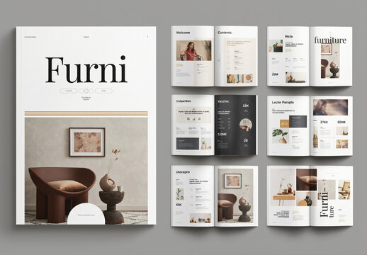Furniture Magazine Template