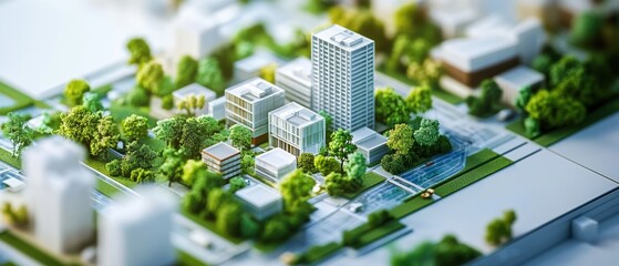 Urban Planning through Community Engagement: Isometric Cityscape with Participatory Processes