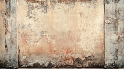 Vintage backdrop with weathered elegance
