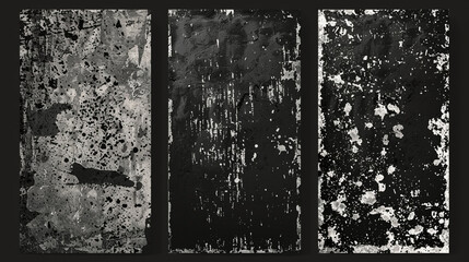 Vintage distressed old photo light leaks, film grain, dust and scratches transparent texture overlay with vignette border. grunge dark screen texture with scratches dust 