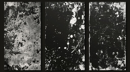 Vintage distressed old photo light leaks, film grain, dust and scratches transparent texture overlay with vignette border. grunge dark screen texture with scratches dust 