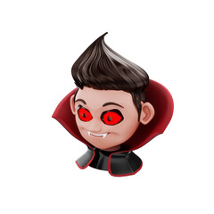 3d render halloween illustration 