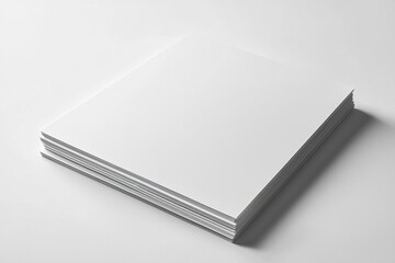Blank A4 Paper Mockup on Isolated Background created with Generative AI